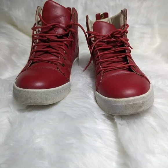 DIESEL DIAMOND - MEN'S Tango Red White Size 10 Style : Y00791 P1283-T4046 - Picture 2 of 9